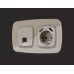 Накладка для розетки RJ-11 или RJ-45 Ambrella Volt Quant OP3720