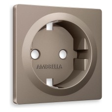 Накладка для розетки с заземлением Ambrella Volt Quant AP6360