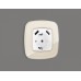 Накладка для розетки с заземлением и со шторками и 2хUSB type A Ambrella Volt Quant OP1090