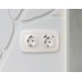 Накладка для розетки с заземлением и со шторками и 2хUSB type A и C Ambrella Volt Quant OP2100