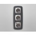Накладка для розетки с заземлением и со шторками и 2хUSB type A и C Ambrella Volt Quant OP4100