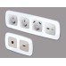 Рамка на 1 пост Ambrella Volt Coint OF640101