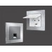 Рамка на 1 пост Ambrella Volt Platos Металл AF550101