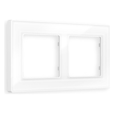 Рамка на 2 поста Ambrella Volt Arctic AF580102