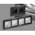 Рамка на 2 поста Ambrella Volt Arctic AF580532