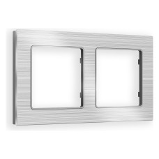 Рамка на 2 поста Ambrella Volt Platos Металл AF550102