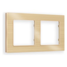 Рамка на 2 поста Ambrella Volt Platos Металл AF550302