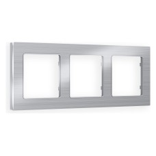 Рамка на 3 поста Ambrella Volt Platos Металл AF550103