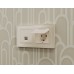 Розетка Ethernet RJ-45 и со шторками, без рамки Ambrella Volt Quant MA332010