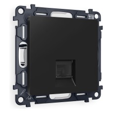 Розетка Ethernet RJ-45 и со шторками, без рамки Ambrella Volt Quant MA812010