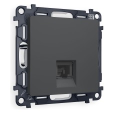 Розетка Ethernet RJ-45 и со шторками, без рамки Ambrella Volt Quant MA912010