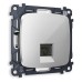 Розетка Ethernet RJ-45 и со шторками, без рамки Ambrella Volt Quant MO412010