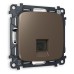 Розетка Ethernet RJ-45 и со шторками, без рамки Ambrella Volt Quant MO642010