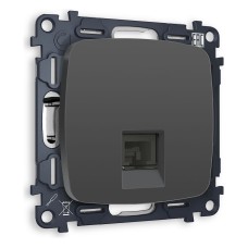 Розетка Ethernet RJ-45 и со шторками, без рамки Ambrella Volt Quant MO912010