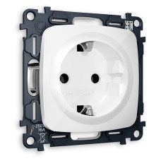 Розетка с заземлением, без рамки Ambrella Volt OMEGA MO106010