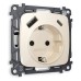 Розетка с заземлением и 2хUSB type A и C, без рамки Ambrella Volt Quant MO310010