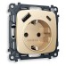Розетка с заземлением и 2хUSB type A и C, без рамки Ambrella Volt Quant MO610010