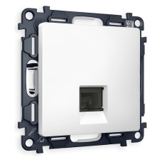 Розетка телефонная RJ-11 со штрокой, без рамки Ambrella Volt Quant MA132030