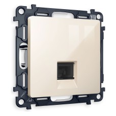 Розетка телефонная RJ-11 со штрокой, без рамки Ambrella Volt Quant MA312030