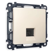 Розетка телефонная RJ-11 со штрокой, без рамки Ambrella Volt Quant MA332030