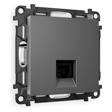 Розетка телефонная RJ-11 со штрокой, без рамки Ambrella Volt Quant MA662030