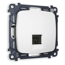 Розетка телефонная RJ-11 со штрокой, без рамки Ambrella Volt Quant MO132030