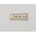 ТВ-розетка и розетка Ethernet RJ-45 без рамки Ambrella Volt MA MA312510