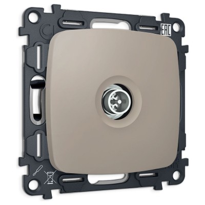 ТВ-розетка оконечная без рамки Ambrella Volt OMEGA MO373005