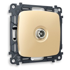 ТВ-розетка оконечная без рамки Ambrella Volt Quant MO613010