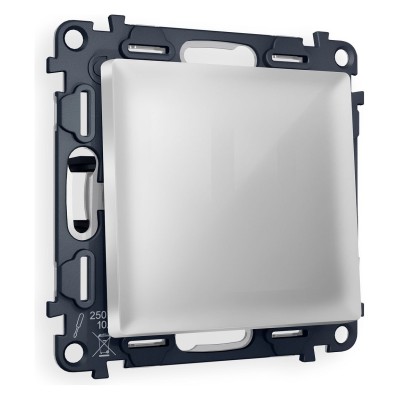 Выключатель одноклавишный без рамки Ambrella Volt ALFA MA401010