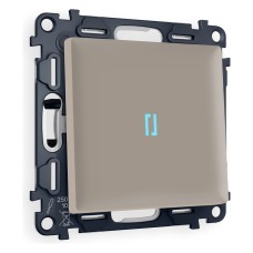 Выключатель проходной одноклавишный с подсветкой Ambrella Volt Quant MA362040