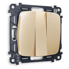 Выключатель трехклавишный без рамки Ambrella Volt Quant MO605010
