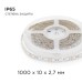 Светодиодная лента Apeyron 12В 14,4Вт/м smd5050 60д/м IP65 1м RGB 260BL