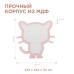 Светодиодный ночник Apeyron Котенок теплый белый 2хААА МДФ 12-173