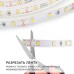 Комплект светодиодной ленты Apeyron 12В 4.8Вт/м smd 3528 60 д/м IP20 2,5м 3000K (блок, коннектор) 10-08