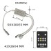 Комплект светодиодной ленты Apeyron 12В 14,4Вт/м smd5050 60д/м IP20 700Лм/м 2,5м 3000К+6500К (коннектор, контроллер) 10-222
