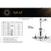 Подвесная люстра Aployt Marunia APL.814.03.10