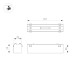 Трековый магнитный светильник Arlight MAG-VIBE-LASER-L101-6W Day4000-MIX (BK, 24 deg, 48V, DALI) 044418