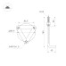 Ландшафтный светильник Arlight LGD-CASTELLO-BOLL-H1000-20W Warm3500-MIX 047685