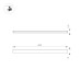 Трековый магнитный светильник Arlight MAG-MICROCOSM-STRIP-L600-10W Warm3000 (BK, 100 deg, 24V) 043267