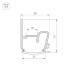 Профиль Arlight STRETCH-S-20-WALL-SIDE-2000 (RESPECT-ST) 040701