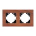 Рамка на 2 поста из натурального дерева Arlight FRM-XSILO-WD-2-NL 050871