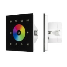 Сенсорная панель Arlight DALI-901-11-1G-4SC-RGBW-DT8-IN Black BUS/230V 037199