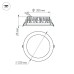 Встраиваемый светодиодный светильник Arlight LTD-220WH-Frost-30W Day White 021498