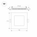 Встраиваемый светодиодный светильник Arlight DL-172x172M-15W Day White 020132