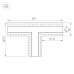 Тройник Arlight SL-LINIA45-FANTOM 030107