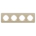Рамка на 4 поста стеклянная Arlight FRM-OMALI-SFGS-4-GD 049719