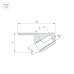 Алюминиевый профиль Arlight SL-MINI-SHELF-H9-2000 ANOD OLIVE GREY 038208