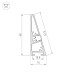 Алюминиевый профиль Arlight PLINTUS-H40-2000 BLACK 052398