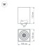 Накладной светильник Arlight SP-Cubus-S100x100-8W Warm3000 036052
